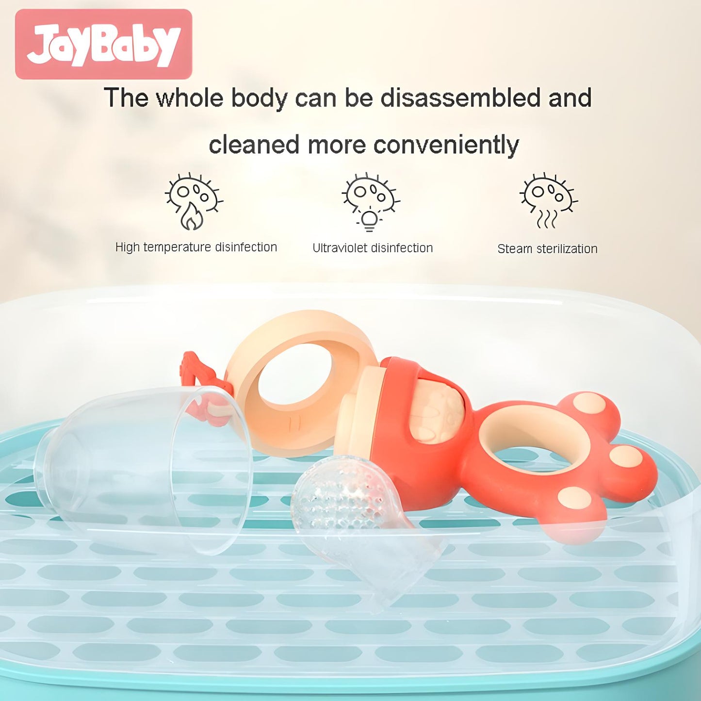 JayBaby™ BPA & Latex-free Baby Pacifiers Feeder