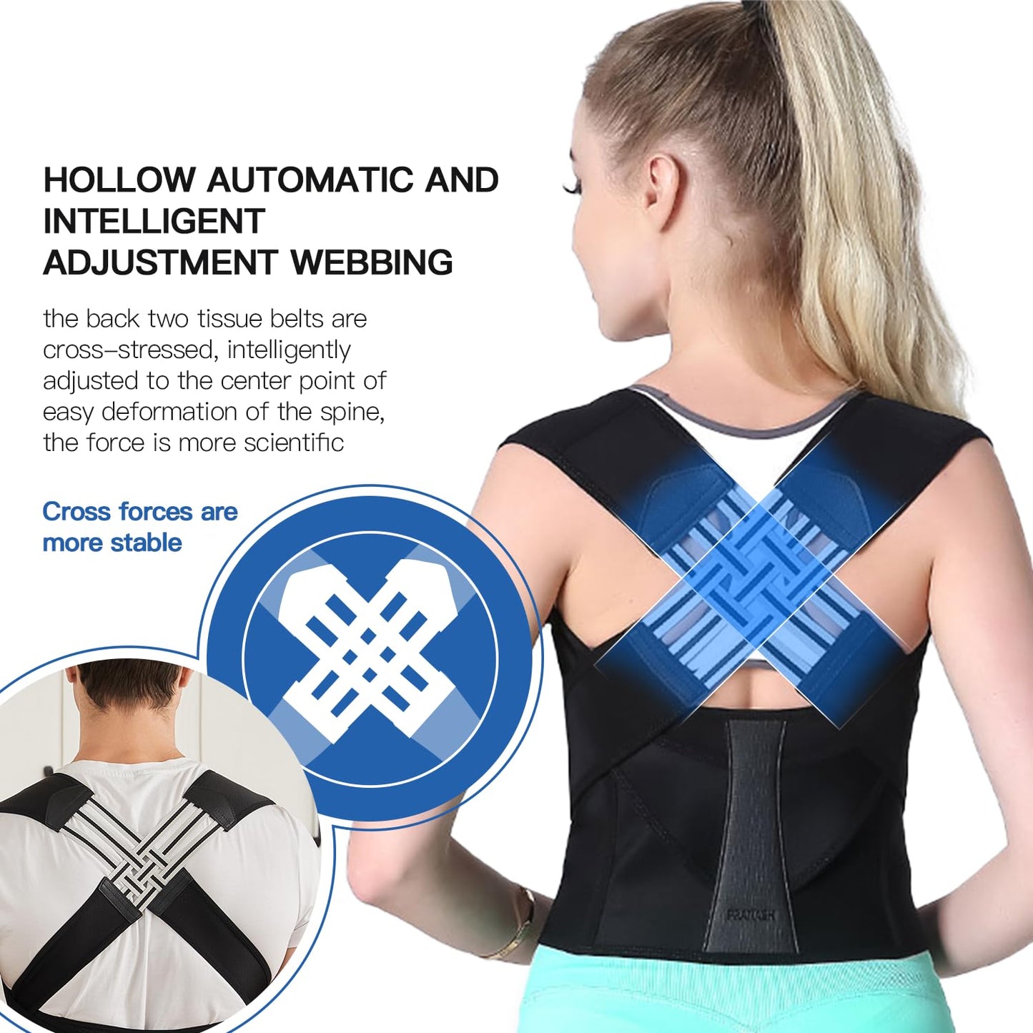 MaxiPosture™ Unisex Posture Corrector and Back Pain Reliever