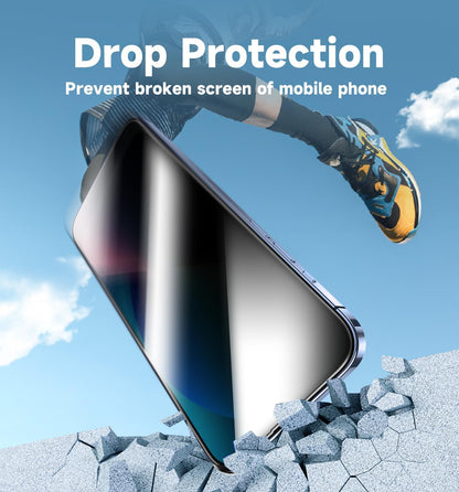 2/4/6 Pack Quick Installation 28° Privacy Glass HD Screen Protector for IPhone