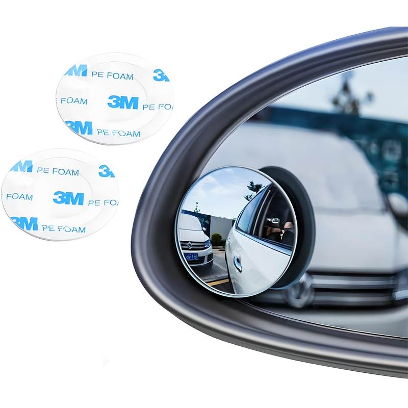 MirrorMate™ 2 For 1 Easy-fix Blind Spot Mirrors