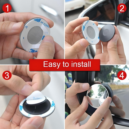 MirrorMate™ 2 For 1 Easy-fix Blind Spot Mirrors